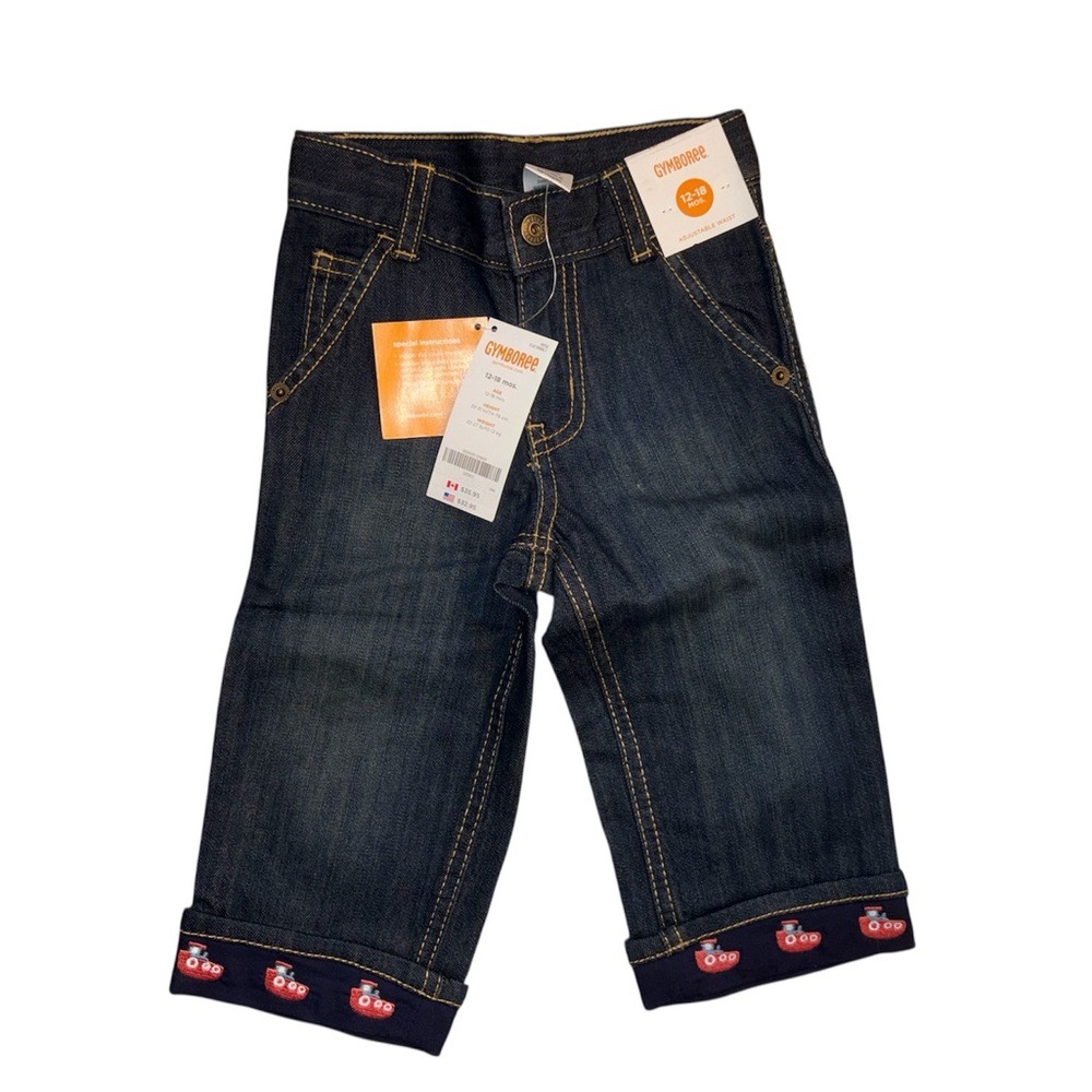 NWT Gymboree tugboat jeans size 12-18 months